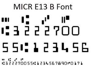 MICR Font MICR Font